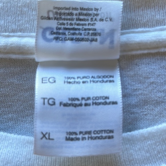 Gildan 1/20/09: The End of an Error white T-shirt with black message, size XL - Picture 5 of 6